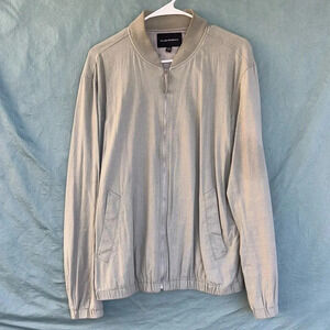 EUC Club Monaco Cotton Bomber Jacket Size M